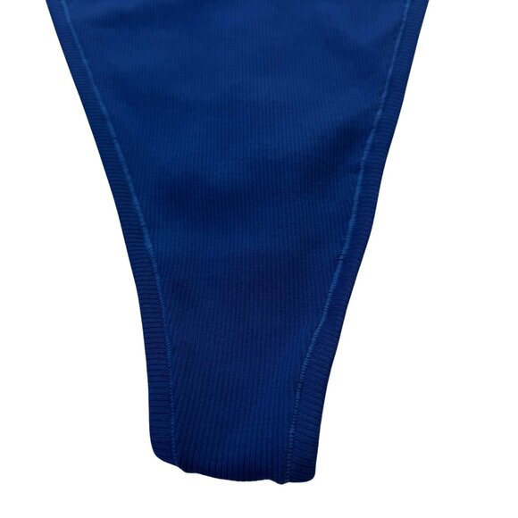 SKIMS Cotton Rib Thong Cobalt 3X - Picture 5 of 11
